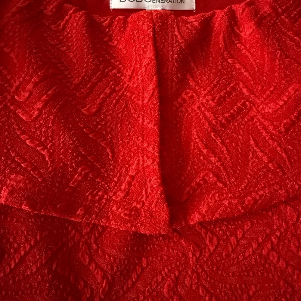 BCBGeneration Red Off-Shoulder Dress - Picture 2 of 3